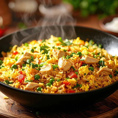 Riz cantonais traditionnel